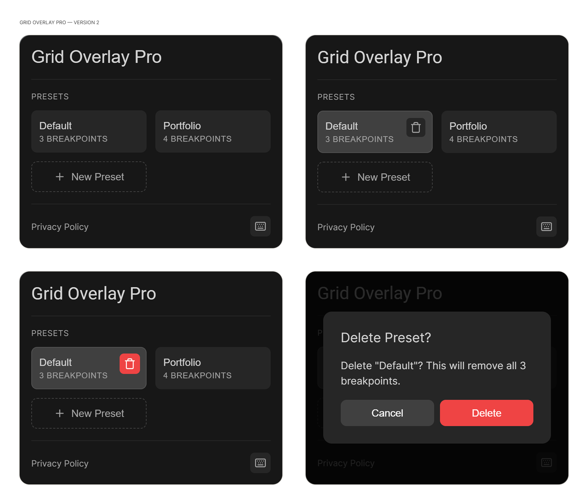 Grid Overlay Pro V2 screen 1