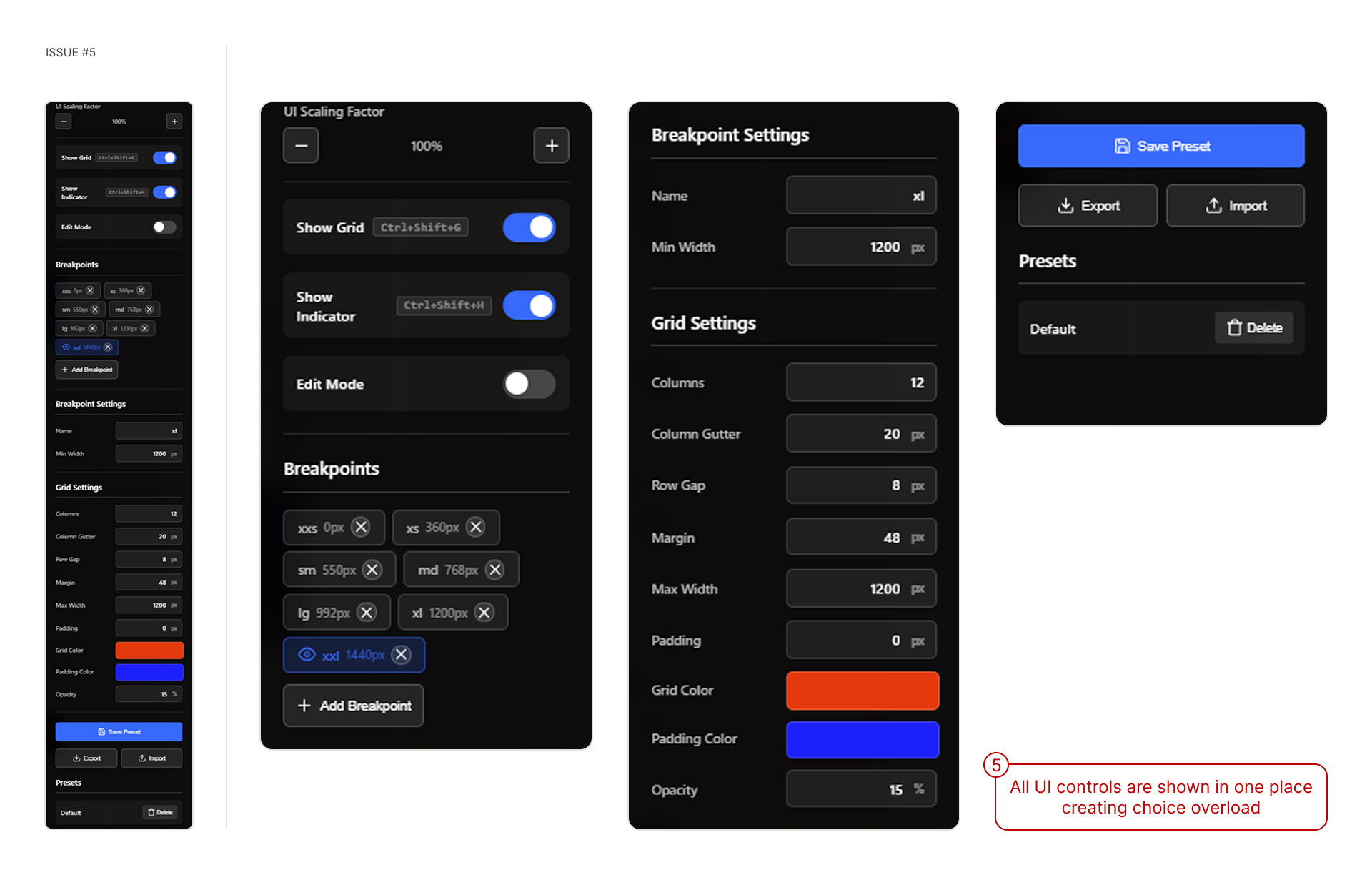 Issue 5 — information architecture problem